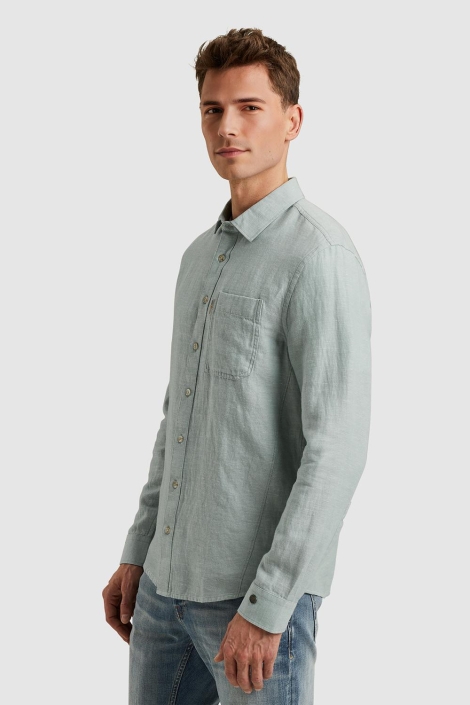 Cast Iron long sleeve shirt co li yd twill